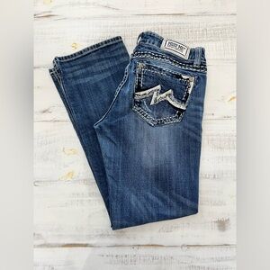 Miss Me, signature-rise, boot cut jeans, size 31